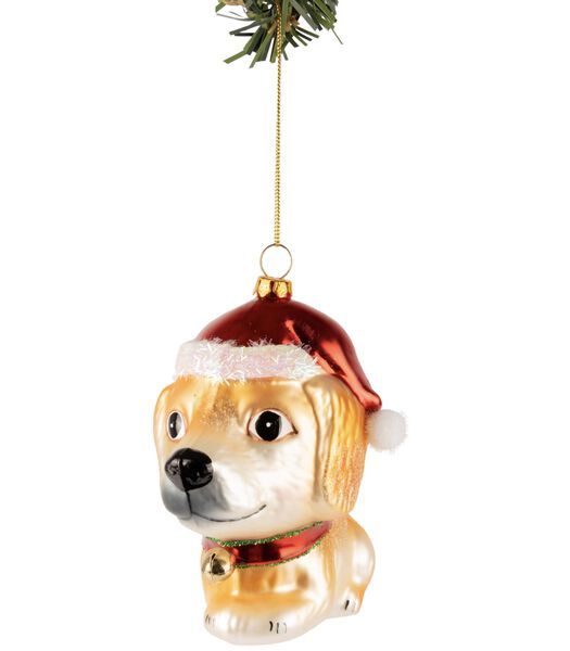 Boule de Noël  Chien 13 cm