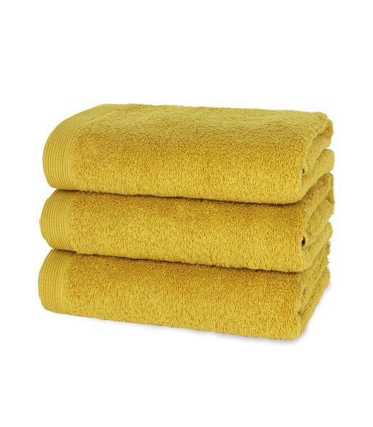 COMO -  3 serviettes  50x100 Mustard