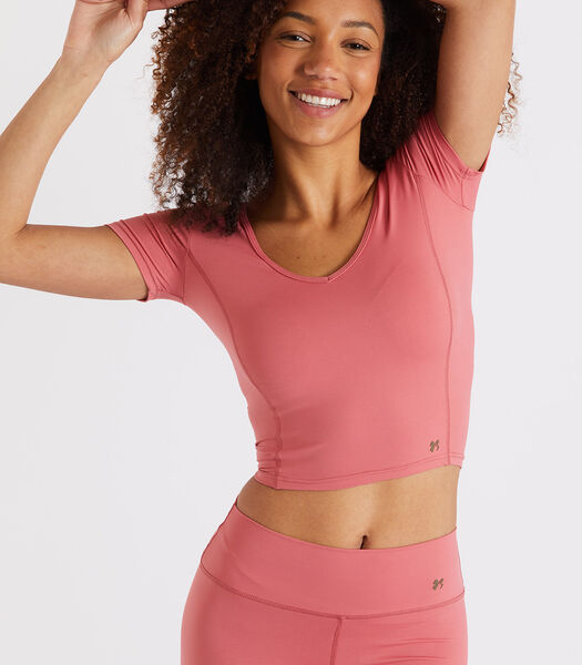 Mantra Wellness roze sport t-shirt voor dames