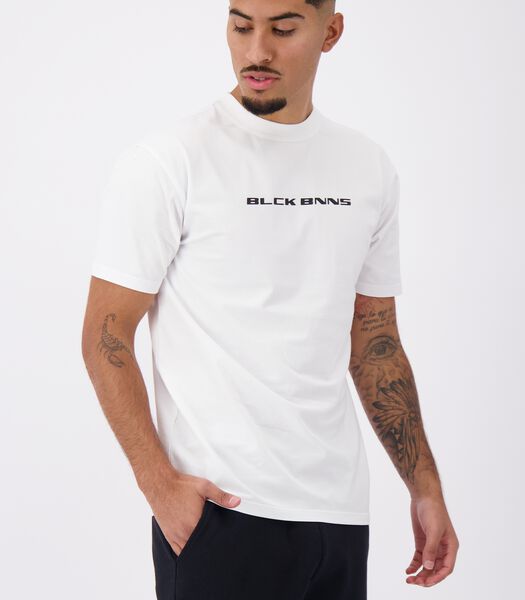 Cursive Script T-shirt Blanc