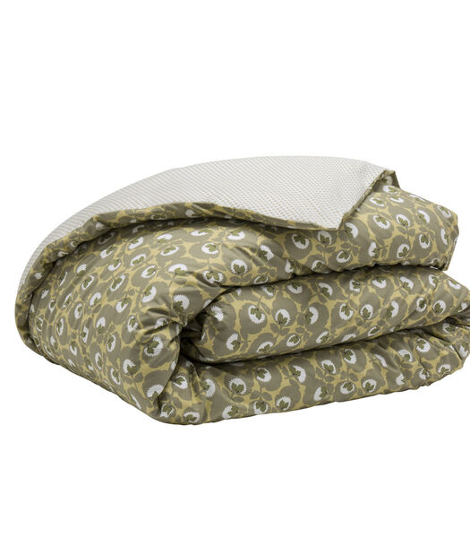 Housse de couette imprimée en percale de coton, Tresor