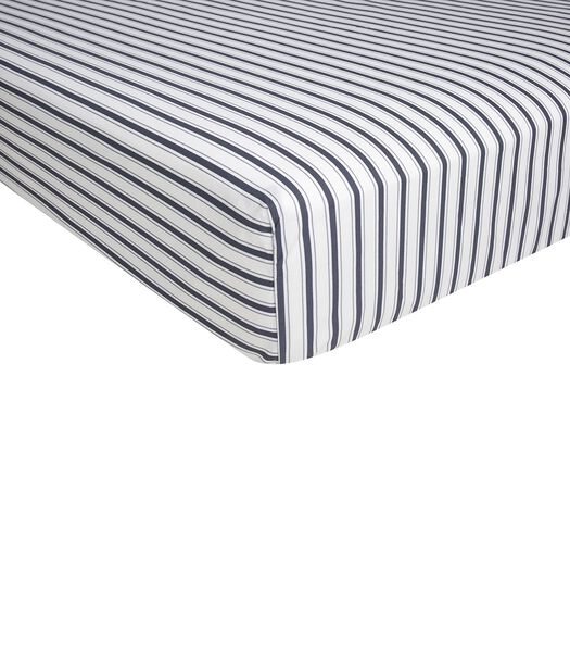 DRAP HOUSSE 4 Continents Blanc/Bleu