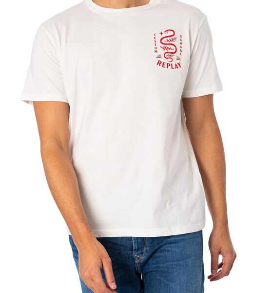 T-Shirt À Logo Graphique Au Dos