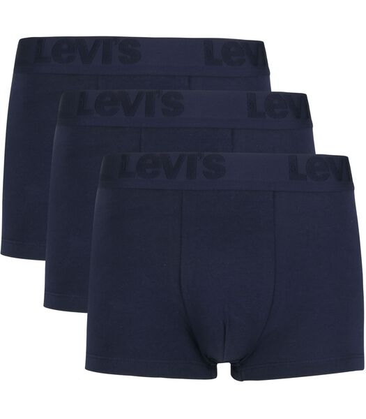 Levi's Boxer-shorts Lot de 3 Bleu Foncé Uni