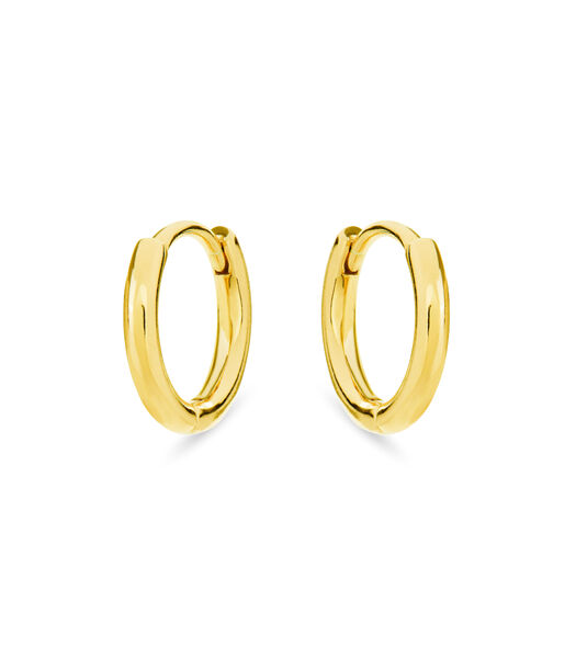 Boucles d'oreilles, Boucles d'oreilles, Boucles d'oreilles edum en argent 925 plaqué or jaune 18 carats