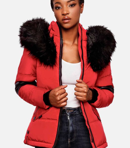 Veste d'hiver pour femme NIRVANA Navahoo Rouge: XL