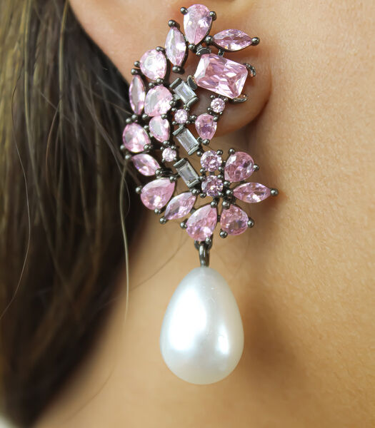 Boucles d'oreilles 'Frosty Pearl'