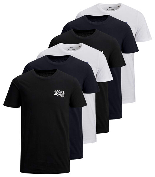 T-shirt JJECORP LOGO TEE O-NECK 3PK Paquet de 6