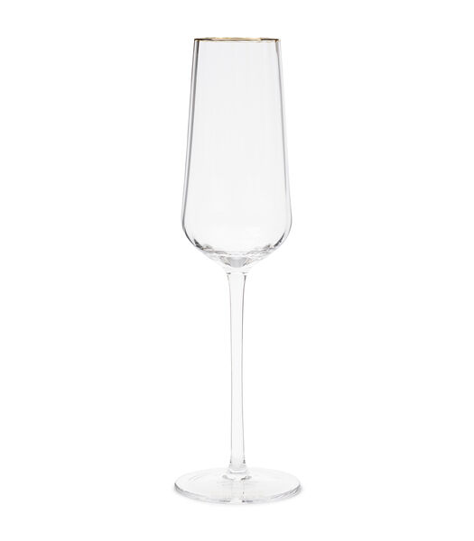 Champagneglas, Gouden rand 1200 ml - Les Saisies Bubbles Glass