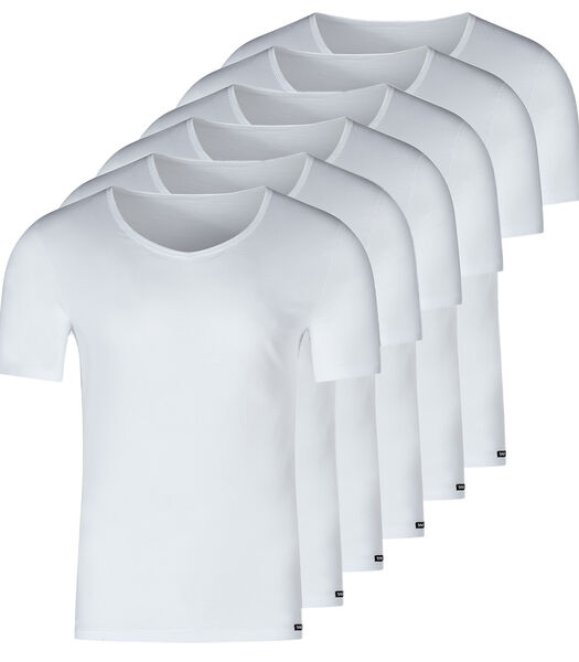 Basis lot de 6 - maillot de corps manches courtes