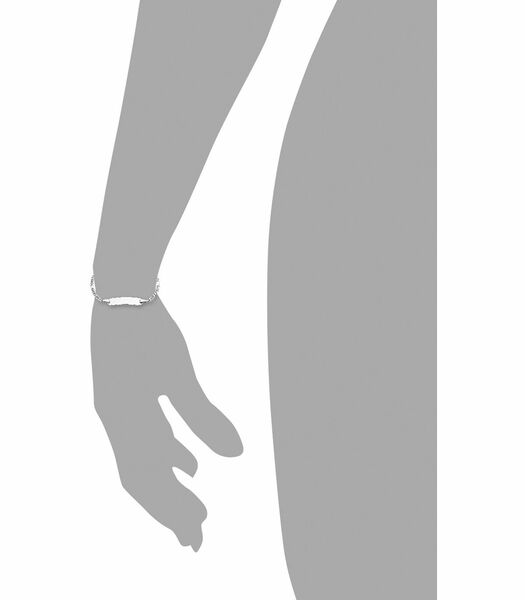 ID armband voor kinderen unisex, sterling zilver 925