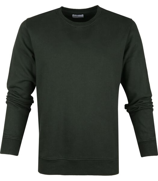Colorful Standard Sweater Organic Donkergroen