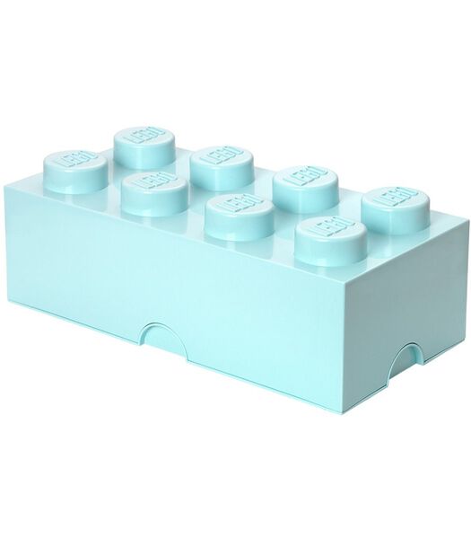 Boîte rangement Lego bleu azur 50 x 25 x 18 cm