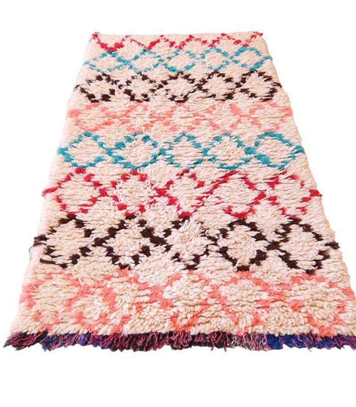 Marokkaans berber tapijt pure wol 199 x 99 cm image number 3