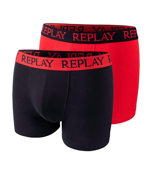 Bipack-Boxers Rood Zwart Man