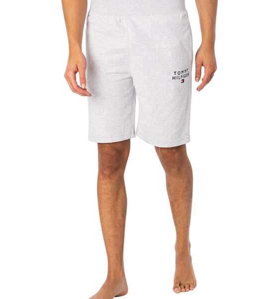 Lounge Geborduurde Sweatshort