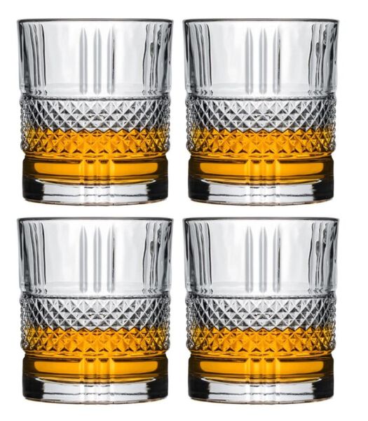 Whiskey Glazen / Cocktailglazen / Waterglazen Monea - 230 ml - 4 stuks