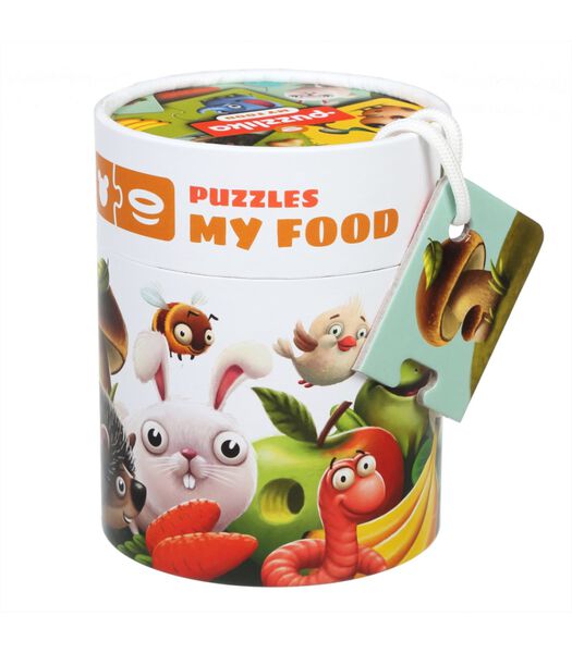 Puzzel - Wat Eten Dieren - 10x 2 stukjes