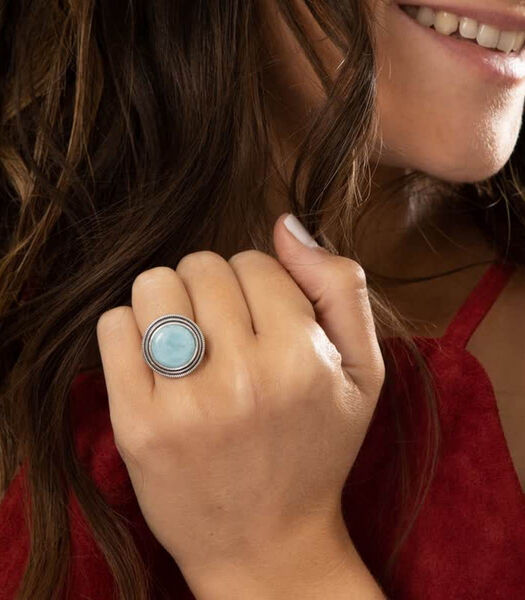 Bague "Erukaniyurore Larimar" Argent 925