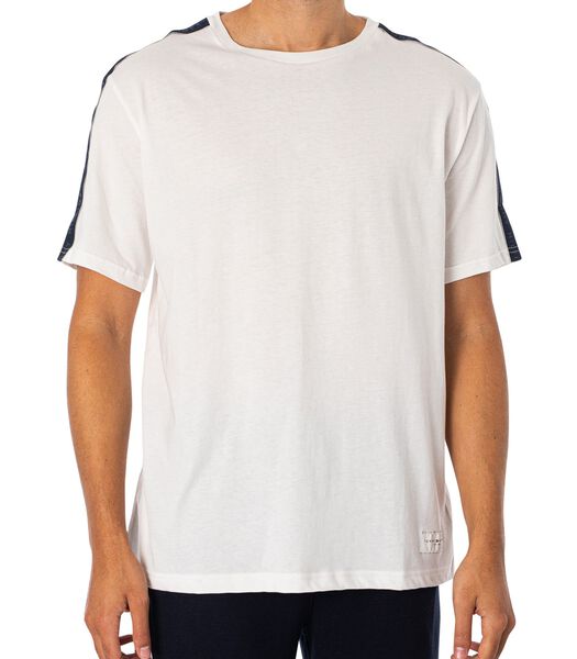 T-Shirt Décontracté À Logo Sur L'Épaule