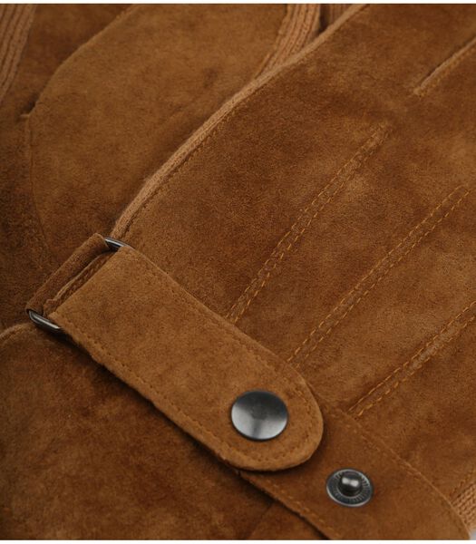 Suitable Suede Handschoen Camel