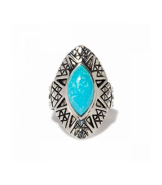 Bague "Ayaymama Turquoise" Argent 925