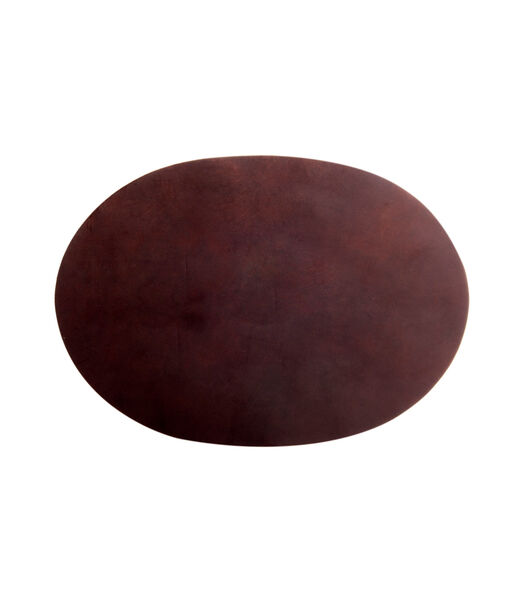 ELLIS set de table oval brun foncé