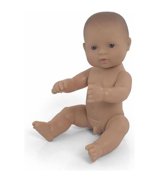 Babypop Jongen Wit Vanillegeur - 32 cm