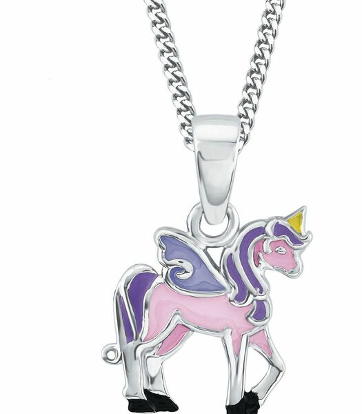 Chaîne avec pendentif pour fille, argent 925 sterling | licorne