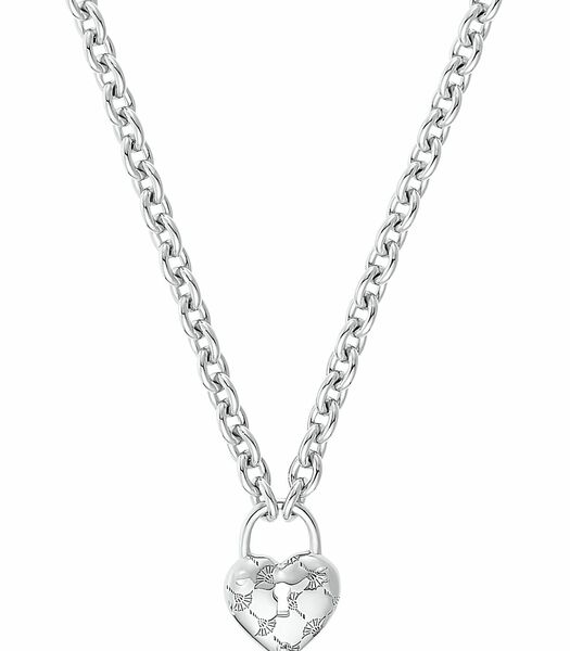 Ketting met hanger voor dames, 925 sterling zilver | hartje