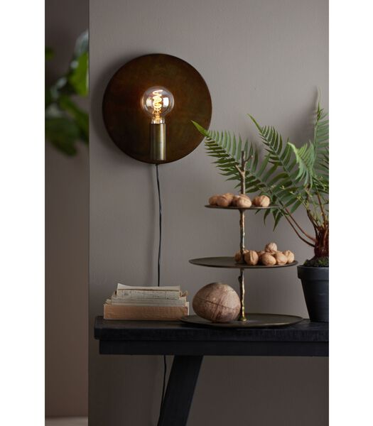 Wandlamp Disc - Goud - Ø30cm