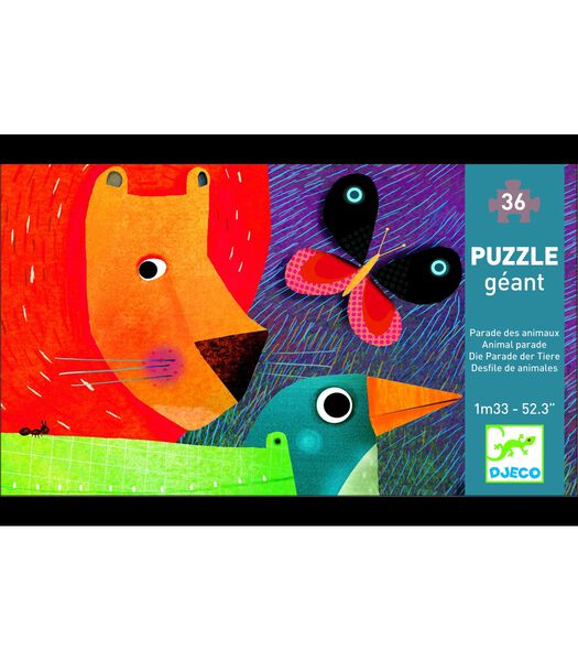 reuzenpuzzels Animal parade