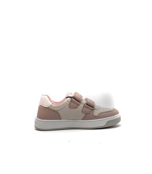 Sneakers Tommy Hilfiger Flag Coupe Basse Sneaker Velcro Rose/Beige