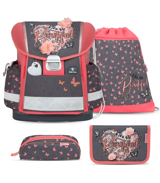 Classy Ergonomische Schooltas Set Bloomy Blossom