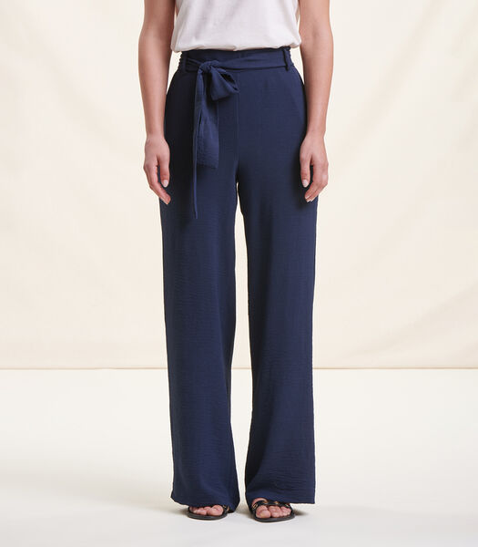 Pantalon ample bleu marine