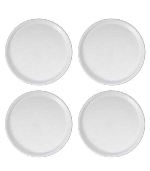 Assiettes à pizza  Blanc ø 32 cm - 4 pièces