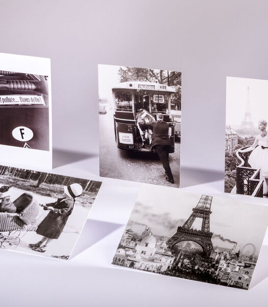 Boîte de 10 cartes simples Douce France  , 10 enveloppes