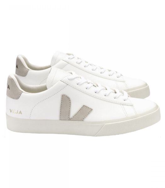 Baskets Campo Chromfree Leather Homme Extra White/Natural/Suede