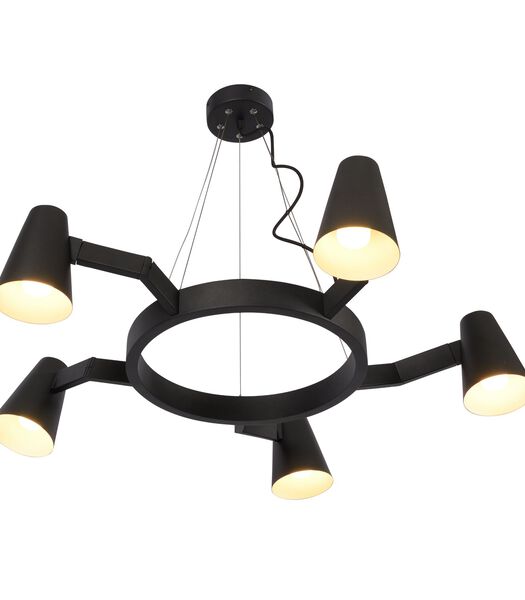 Hanglamp Biarritz - Zwart - Ø100cm - 5L