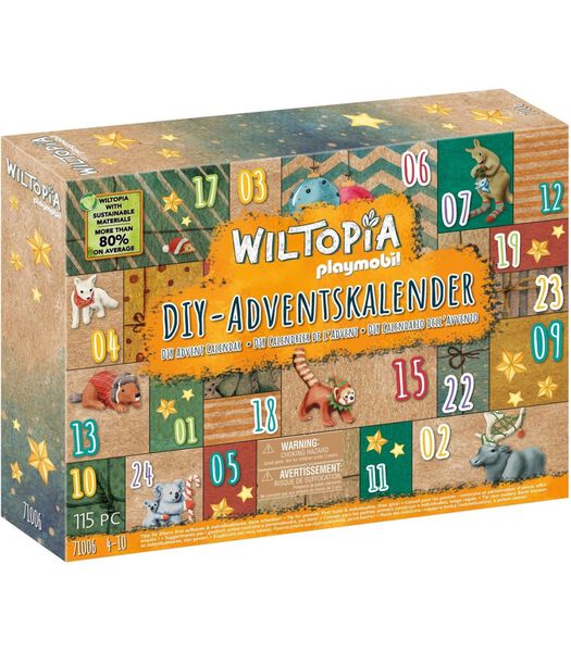 Wiltopia - Calendrier de l'Avent - à faire soi-même - Voyage autour du monde des animaux 71006