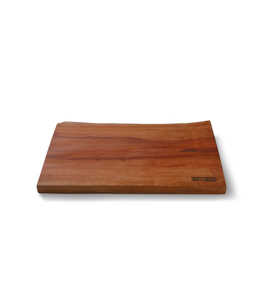 Serveerplank | 45 x 35 cm | Longan hout | Ingefreesde Handgrepen