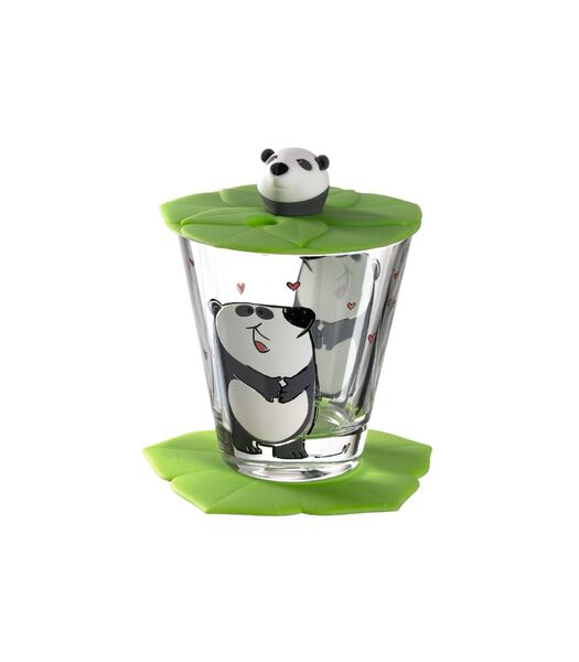 Kinderglas Set Bambini Panda 215 ml - 3-Delig