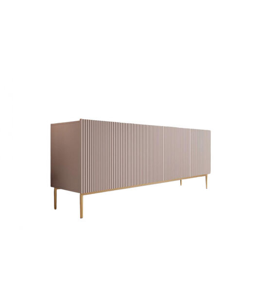 Buffet 4 portes 200 cm KASHA Pieds or