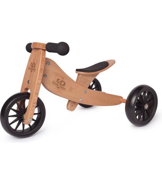 2-in-1 houten loopfiets & driewieler vanaf 1 jaar Tiny Tot - Bamboe