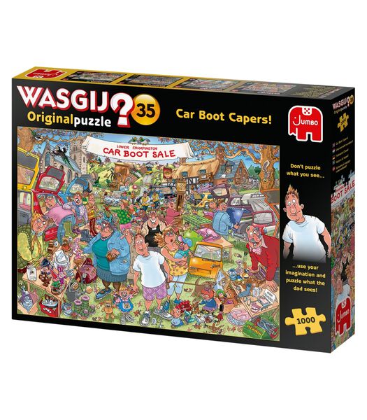 Puzzle jumbo Wasgij Original 35 INT - Marché aux puces - 1000 pièces