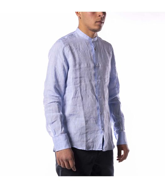 Camicia S.L.56 Lino Azzurro