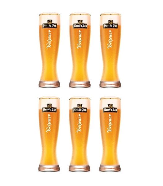 Bierglazen Weizen - 300 ml - 6 stuks