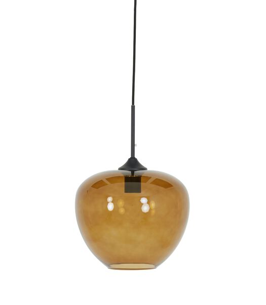 Hanglamp Mayson - Bruin Glas - Ø30cm