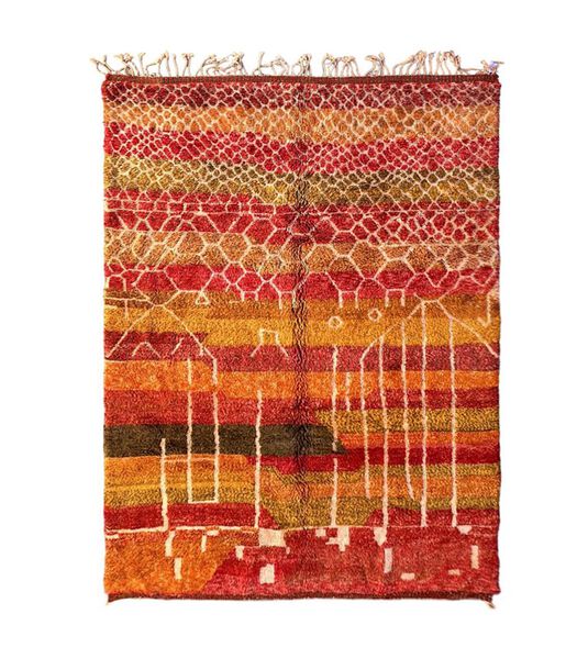 Marokkaans berber tapijt pure wol 302 x 217 cm