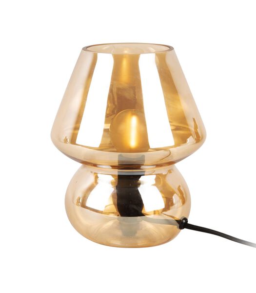 Lampe de table Glass Vintage - Marron - Ø16cm